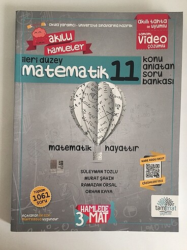 Tammat yayınları 11 ayt matematik