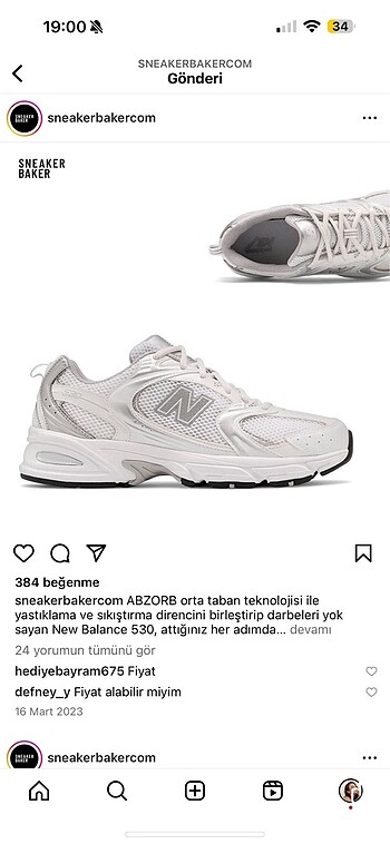 New Balance Orijinal #newbalance #newbalance530