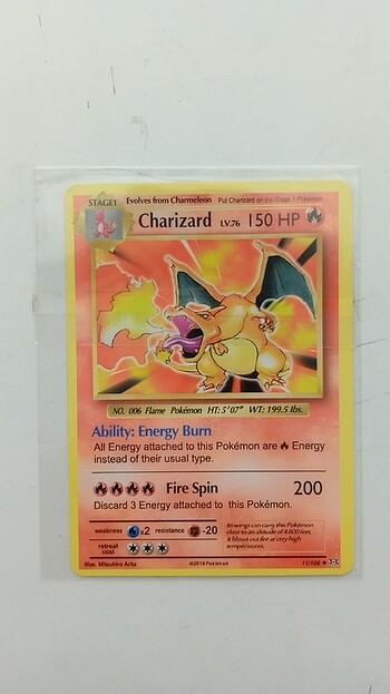 Pokemon Charizard 150HP Koleksiyon & Oyun Kartı