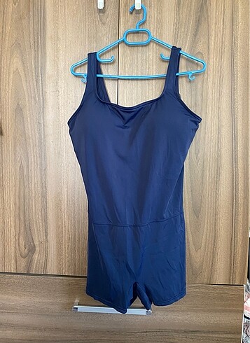 Decathlon Nabaiji Kadın şortlu mayo Lacivert