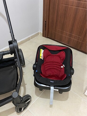 Diğer Beden bordo Renk Chicco bebek arabası