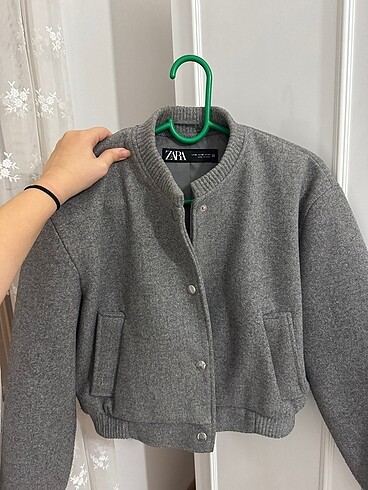 Zara Zara gri bomber ceket
