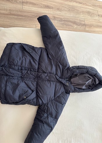 24-36 Ay Beden Lacivert Fermuarlı Erkek Çocuk Mont