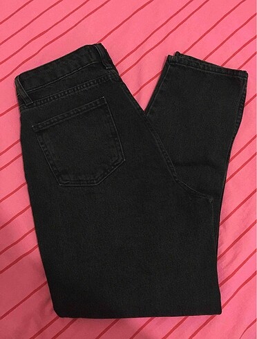 TrendyolMilla siyah yüksek bel mom jeans
