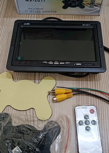 7 inç Camel Renkli TFT-LED Oto Monitör - Görsel 2