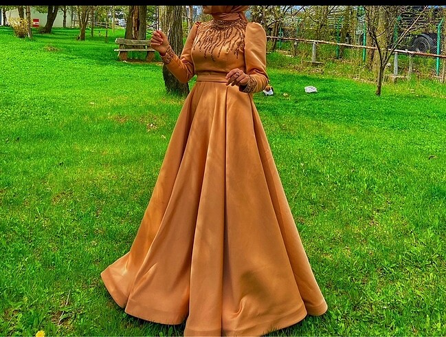 Henna Gelinlik Saten abiye