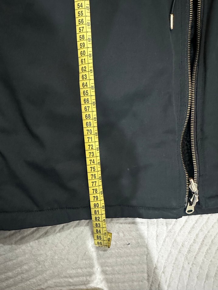 Siyah Kapüşonlu çift taraflı zara Kadın Mont - Görsel 4