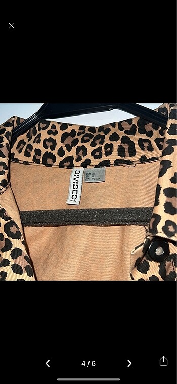 H&M Leopar ceket