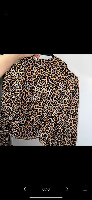 l Beden Leopar ceket