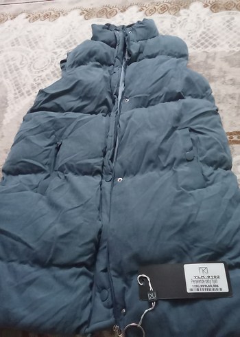 Pembe Düğmeli  peluş Kadın Yelek - Görsel 5