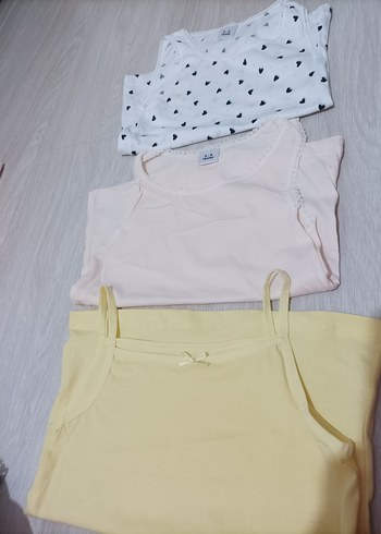 Baskılı Çocuk Atletleri Pastel Renklerde - Görsel 2