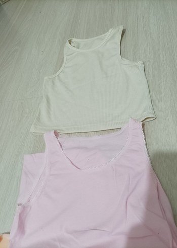 Baskılı Çocuk Atletleri Pastel Renklerde - Görsel 4