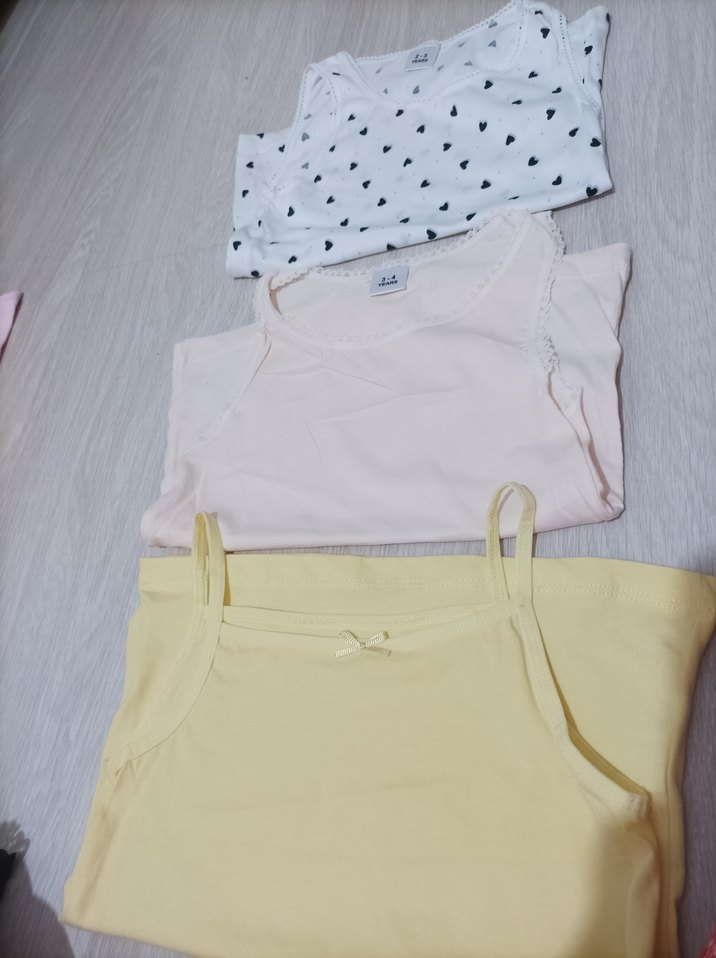 Baskılı Çocuk Atletleri Pastel Renklerde - Görsel 2