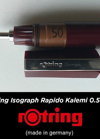 Rotring Isograph Rapido Kalemi 0,5 mm