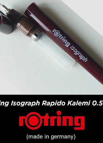 Rotring Isograph Rapido Kalemi 0,5 mm