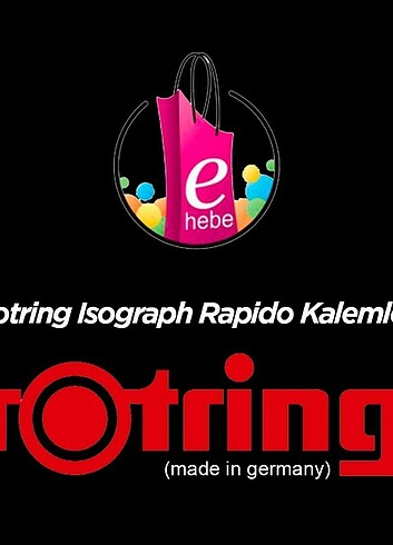  Beden Renk Rotring Isograph Rapido Kalem yedekleri 