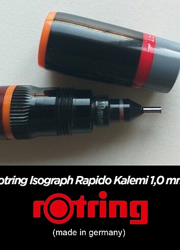 Rotring Isograph Rapido Kalemi 1,0 mm