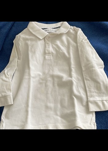 Erkek Çocuk Beyaz Uzun Kollu zara Tişört