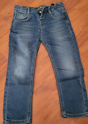 Erkek Çocuk Mavi Denim Pantolon