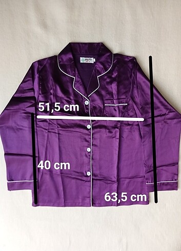 xl Beden mor Renk Pijama Takımı