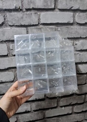 Beden Renk 5x5x5 cm Şeffaf Kutu