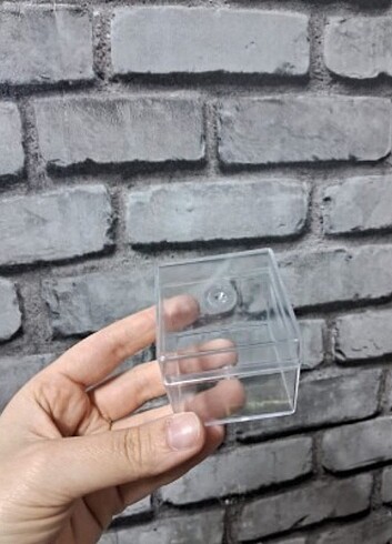 5x5x5 cm Şeffaf Kutu