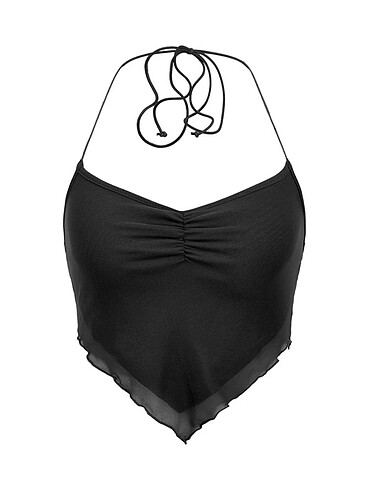 İpli crop top