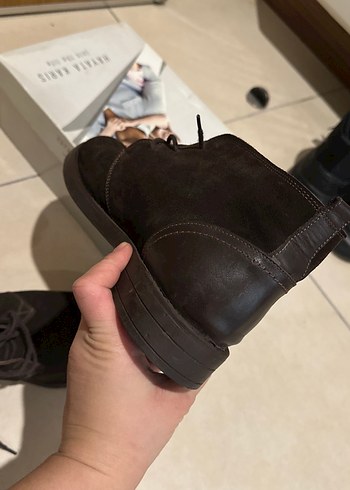 Kahverengi Süet Bağcıklı Erkek Bot - Görsel 5