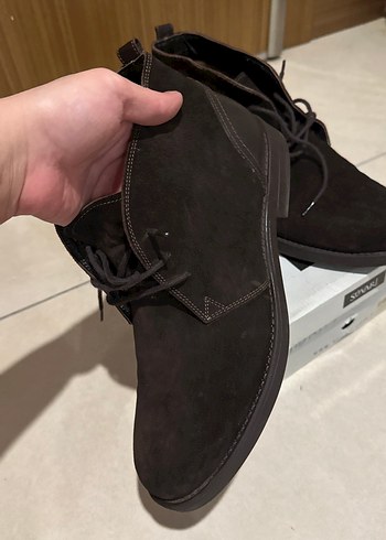 Kahverengi Süet Bağcıklı Erkek Bot - Görsel 2