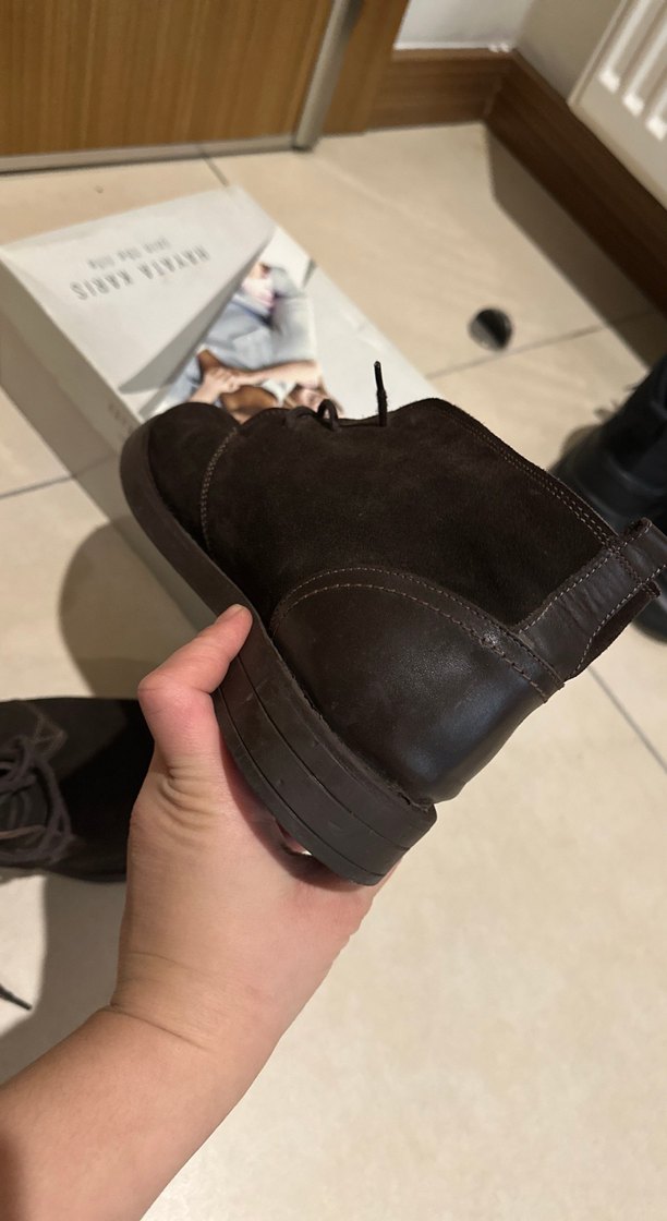 Kahverengi Süet Bağcıklı Erkek Bot - Görsel 5