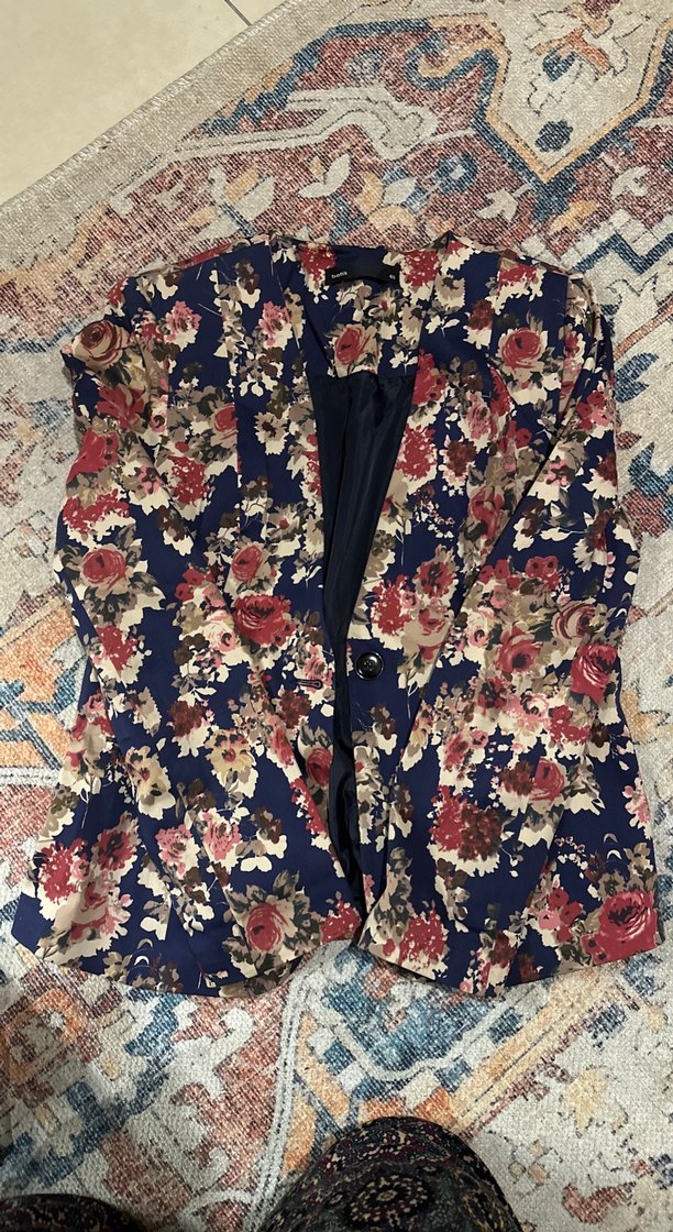 Çiçek Desenli Uzun Kollu Kadın Kimono - Görsel 2