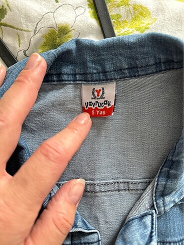 Erkek çocuk kot gömlek ceket - Görsel 2