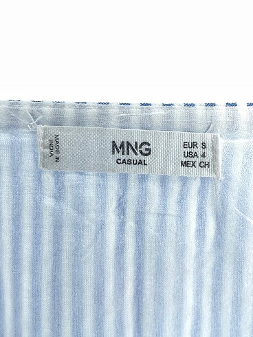 s Beden mavi Renk Mango Günlük Elbise %70 İndirimli.