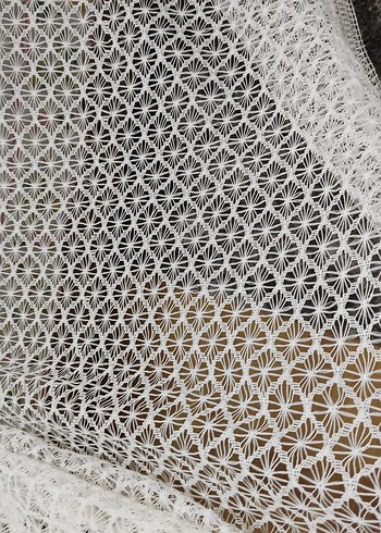 Beyaz dantel Yatak Örtüsü - Görsel 6