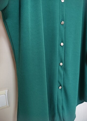 xl Beden yeşil Renk Tunik gömlek 