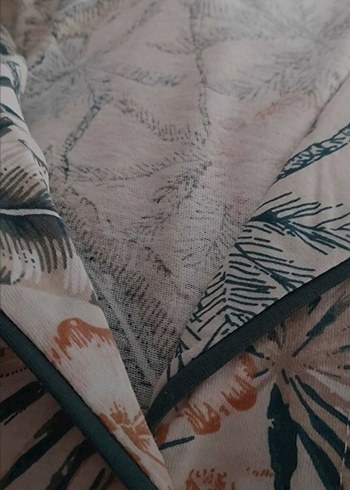 Bej Desenli Kadın Midi Pijama Takımı - Görsel 2