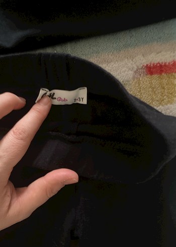 Kız Çocuk Siyah Sweatshirt ve Tayt Takımı - Görsel 3