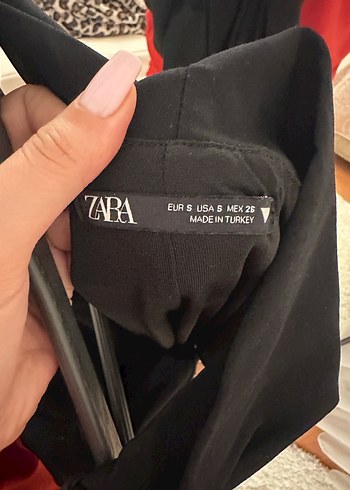 Zara drapeli elbise - Görsel 3