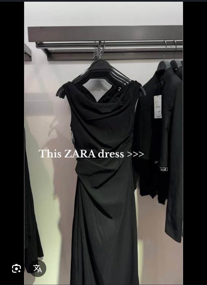 Zara drapeli elbise - Görsel 4