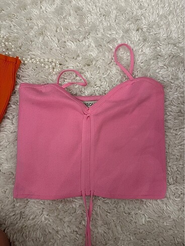 Pembe top