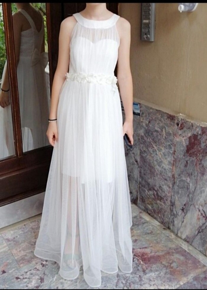 Beyaz Abiye - Görsel 3