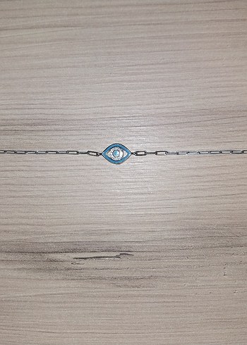 925 ayar göz gümüş bileklik - Görsel 2