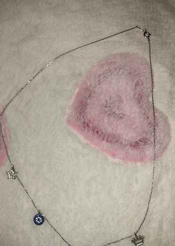 925 ayar gümüş şans kolyesi - Görsel 6