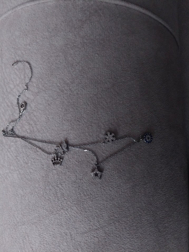 925 ayar gümüş şans kolyesi - Görsel 3