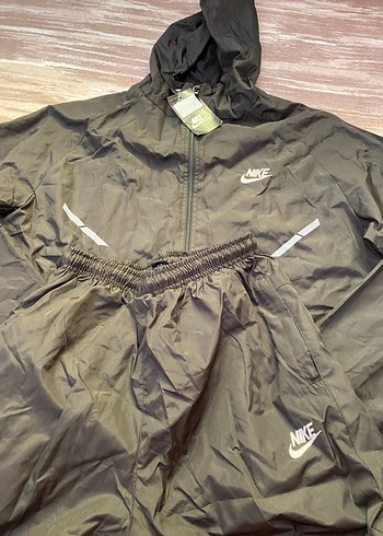 Nike Siyah Fermuarlı Erkek eşofman takımı - Görsel 5