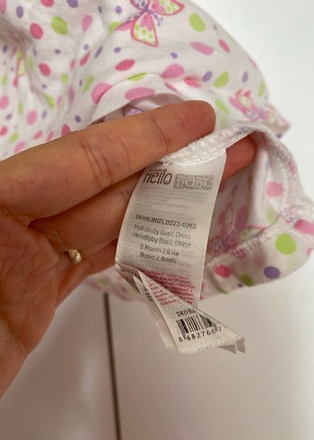 Kız Çocuk Puantiyeli Fırfırlı Elbise - Görsel 2