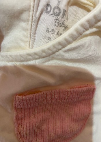 Dantel Detaylı Pembe Bebek Kız Takımı - Görsel 2