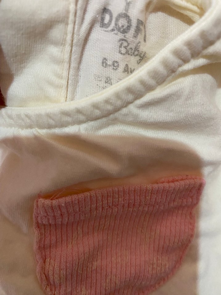 Dantel Detaylı Pembe Bebek Kız Takımı - Görsel 2