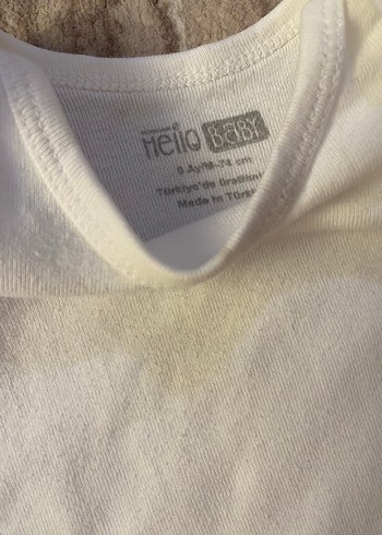 Bebek Uzun Kollu kısa kol askılı Beyaz Body - Görsel 5