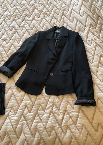 Zara Sik Siyah Tek Dugmeli Blazer Ceket